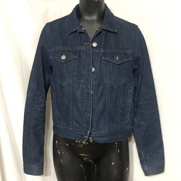 DRDenim Indigo Blue Denim Jean Jacket Size Small - Picture 1 of 8